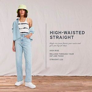 Levi’s High Waisted Straight Jeans